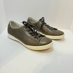 Josef Seibel Sina 11 Womens comfort Sneaker Asphalt Gray Leather EU40 US 9.5-10